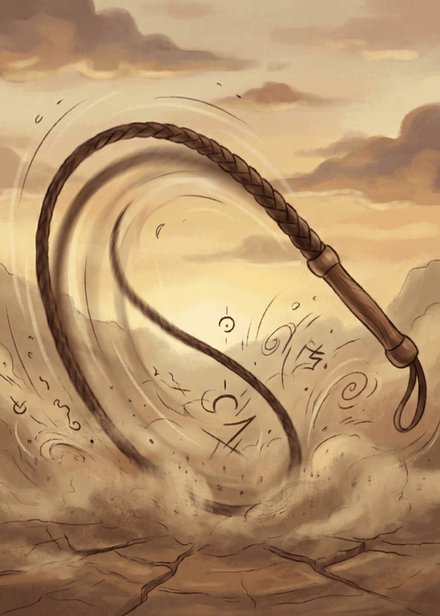 The Whip Lenormand Card Meaning