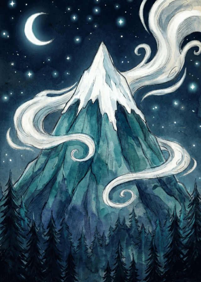 The Mountain Lenormand Card Meaning