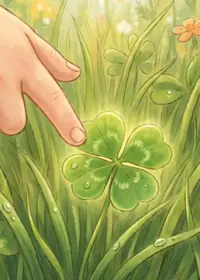Der Klee Lenormand Karte Bedeutung