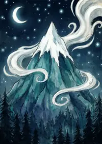 Der Berg Lenormand Karte Bedeutung