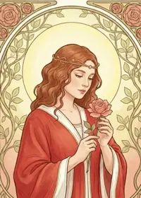 Die Dame Lenormand Karte Bedeutung