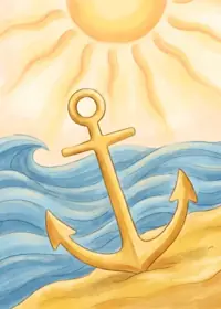 Der Anker Lenormand Karte Bedeutung