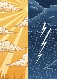 Die Wolken Lenormand Karte Bedeutung